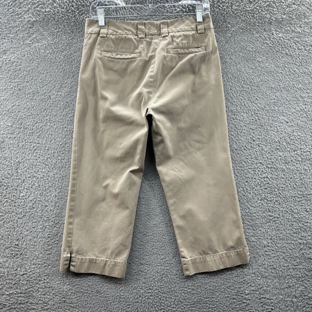 J. Crew Pants Women's 2 Tan Khaki Classic Twill Chino Pants Ladies 2 - Picture 10 of 13